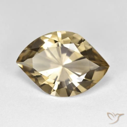 Quartzo Fumê Castanho médio Natural 7.23ct, Marquesa, VVS-VS