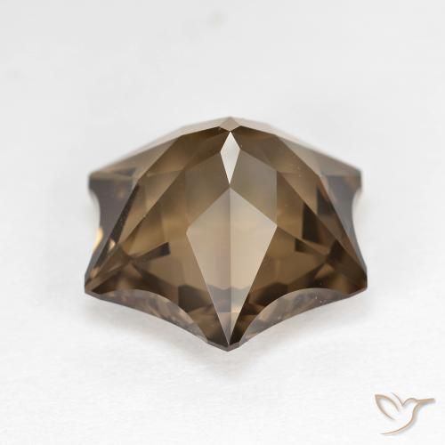 Quartzo Fumê Moca claro Natural 9.61ct, Chique, VVS
