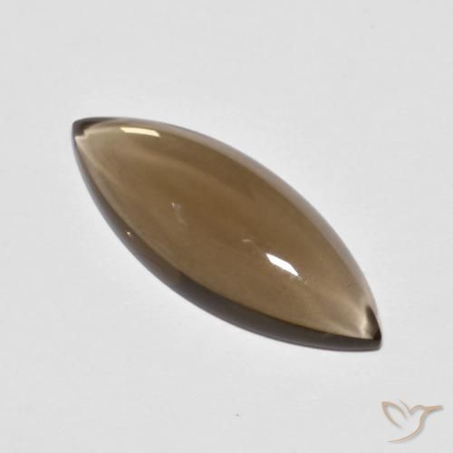 5.67ct Natural Marrom Quente Quartzo Fumê, Marquesa, Transparente