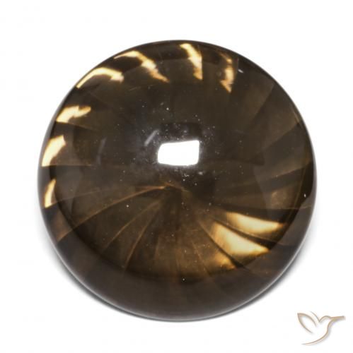 Quartzo Fumê Redondo Redondo 12,95 ct, 16,1 mm Do Brasil, Photo A