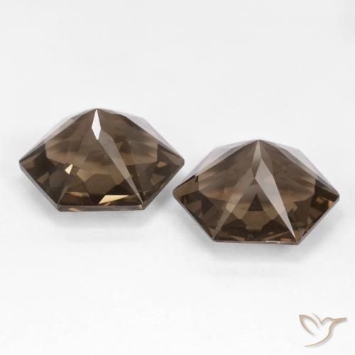 Pedras preciosas de Quartzo Fumê Marrom claro natural de 18.61 ct, Chique, VVS