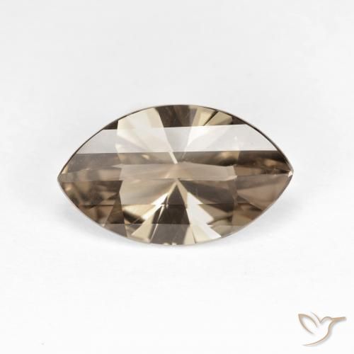 2.48ct Natural Moca claro Quartzo Fumê, Marquesa, VVS