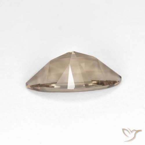Quartzo Fumê Moca claro Natural 2.48ct, Marquesa, VVS