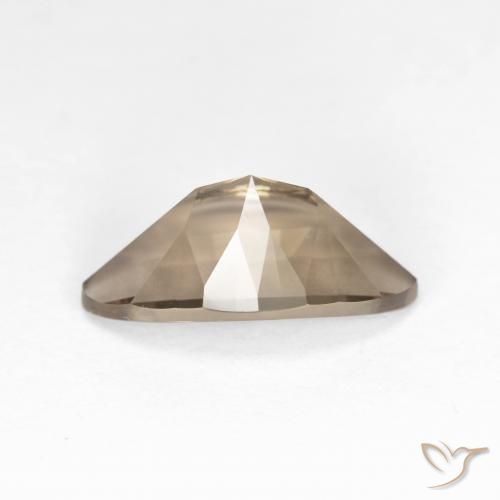 Quartzo Fumê Castanho Médio-Claro Natural 2.73ct, Marquesa, VVS