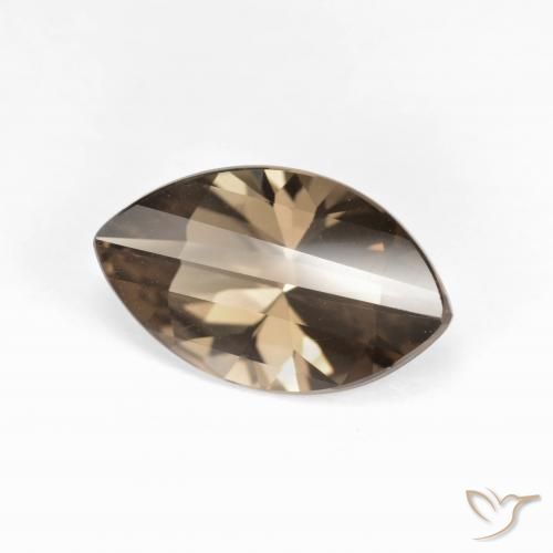 Quartzo Fumê Marrom Quente Natural 2.70ct, Marquesa, VVS