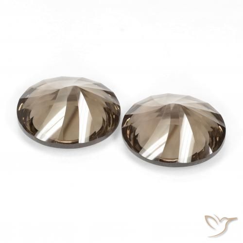 Pedras preciosas de Quartzo Fumê Castanho Nogueira natural de 13.45 ct, oval, VVS