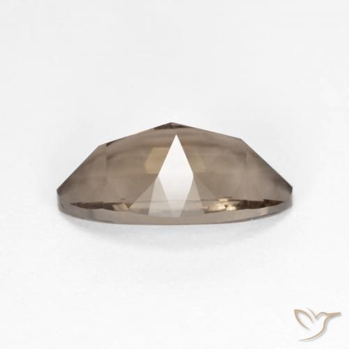 Quartzo Fumê Umber Brown Natural 2.89ct, Marquesa, VVS