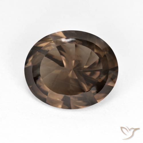 3.97ct Natural Hickory Brown Quartzo Fumê, oval, VVS