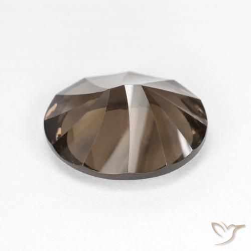 Quartzo Fumê Hickory Brown Natural 3.97ct, oval, VVS