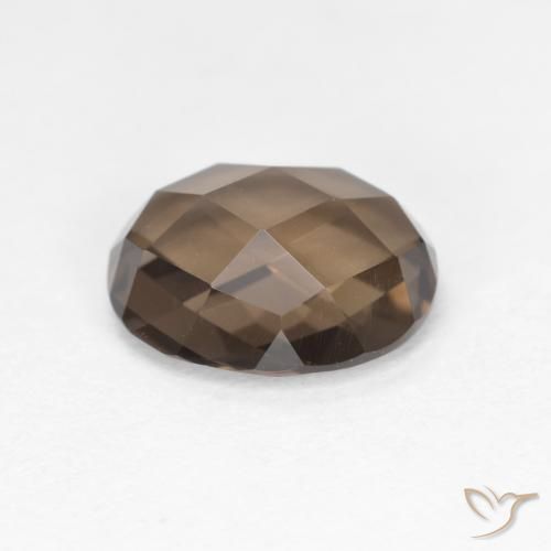 Quartzo Fumê Marrom claro Natural 1.74ct, oval, VVS-VS