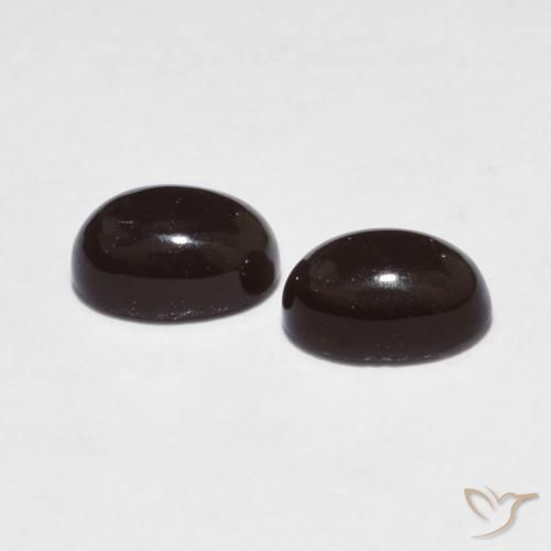 Pedras preciosas de Quartzo Fumê Castanho médio natural de 1.14 ct, oval, Translúcido