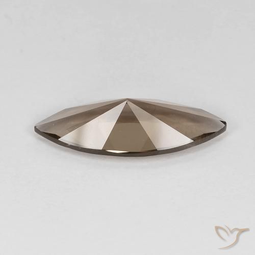 Quartzo Fumê Moca claro Natural 2.96ct, Marquesa, VS