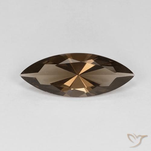 2.77ct Natural Moca claro Quartzo Fumê, Marquesa, VVS