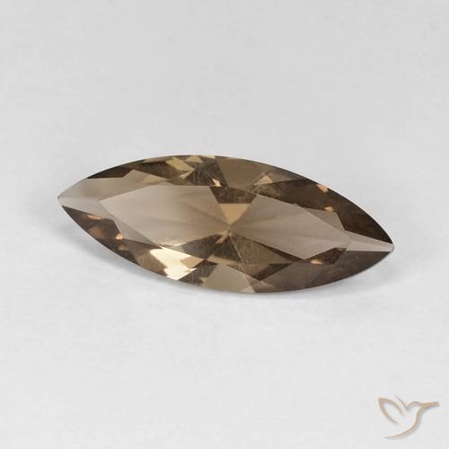 Quartzo Fumê Marrom Quente Natural 2.79ct, Marquesa, VVS