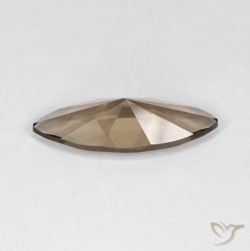 Quartzo Fumê Marrom Quente Natural 2.79ct, Marquesa, VVS