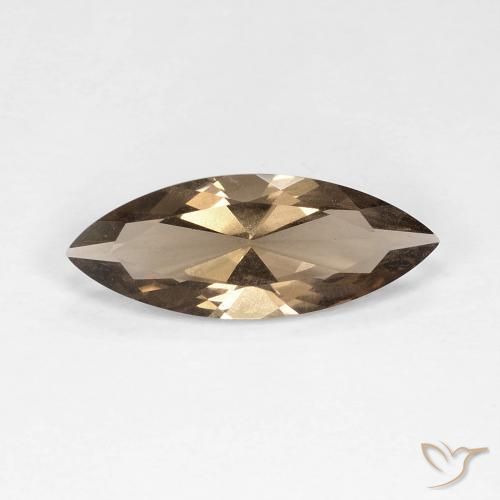 3.05ct Natural Moca claro Quartzo Fumê, Marquesa, VVS-VS