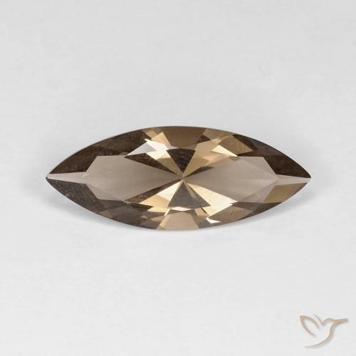 2.67ct Natural Marrom claro Quartzo Fumê, Marquesa, VS