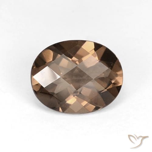 2.52ct Natural Castanho médio Quartzo Fumê, oval, VS