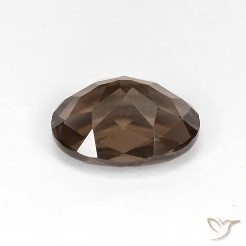 Quartzo Fumê Castanho médio Natural 2.52ct, oval, VS