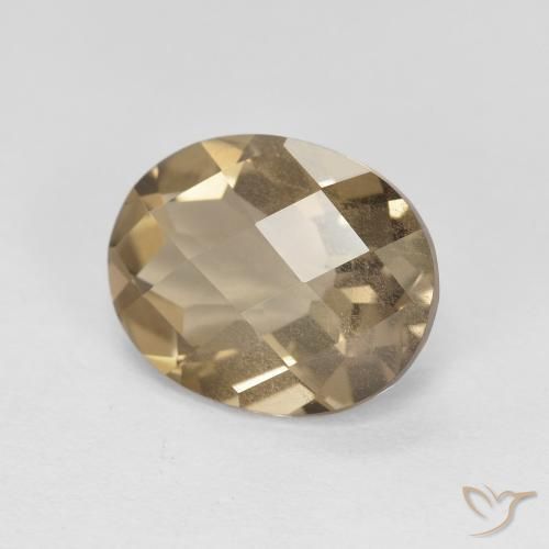 Quartzo Fumê Mocha Marrom Natural 2.35ct, oval, VS