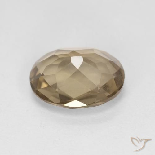 Quartzo Fumê Mocha Marrom Natural 2.35ct, oval, VS