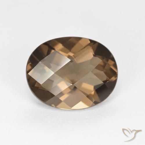 2.48ct Natural Marrom Quente Quartzo Fumê, oval, VVS