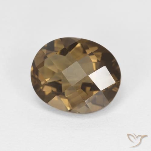 Quartzo Fumê Café Marrom Natural 2.40ct, oval, VVS