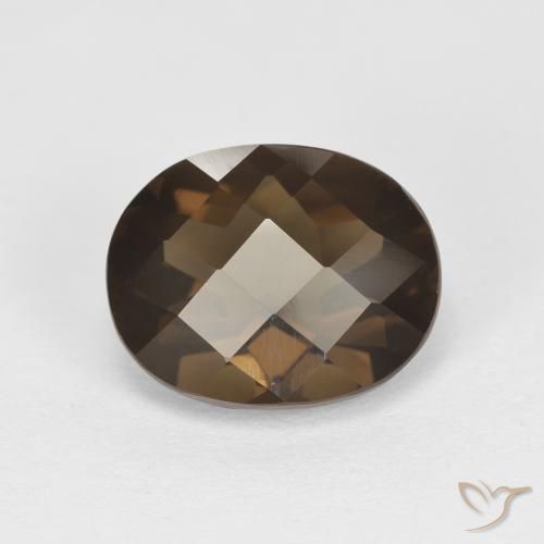 Quartzo Fumê Castanho médio Natural 2.42ct, oval, VVS