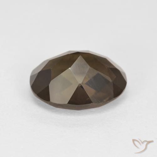 Quartzo Fumê Castanho médio Natural 2.42ct, oval, VVS