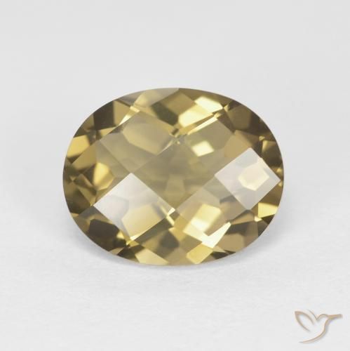 2.43ct Natural Café Marrom Quartzo Fumê, oval, VVS