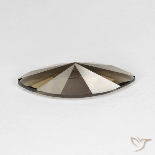 Quartzo Fumê Chocolate marrom Natural 2.94ct, Marquesa, VVS