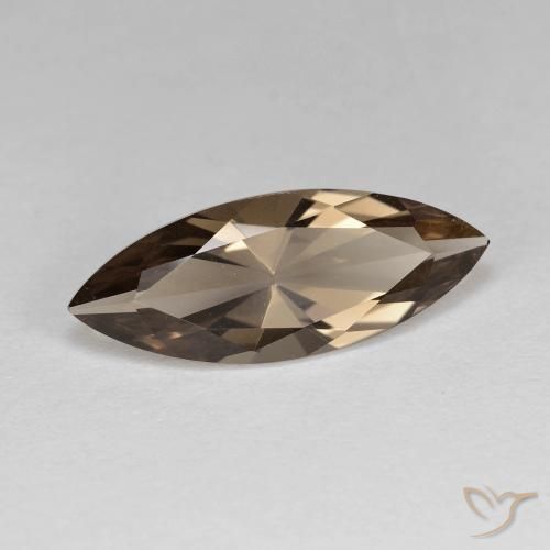 Quartzo Fumê Marrom Quente Natural 3.10ct, Marquesa, VVS