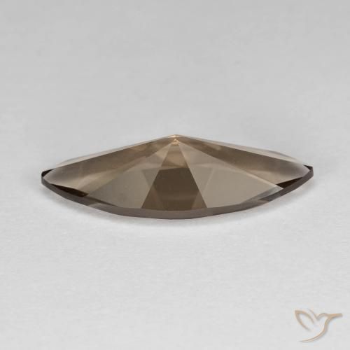 Quartzo Fumê Marrom Quente Natural 3.10ct, Marquesa, VVS