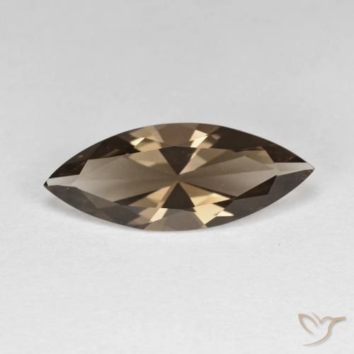 2.52ct Natural Marrom Quente Quartzo Fumê, Marquesa, VVS