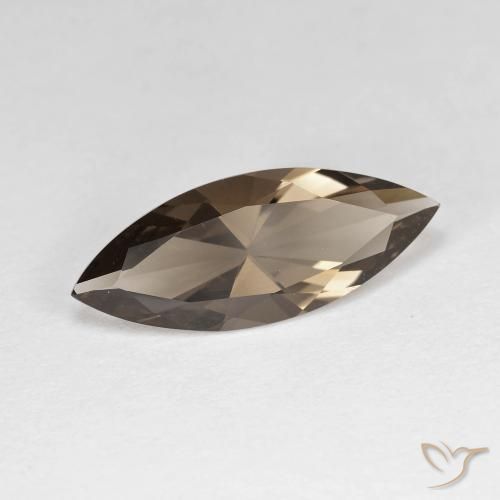 Quartzo Fumê Marrom Quente Natural 2.52ct, Marquesa, VVS