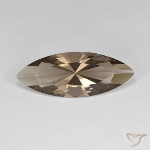 2.69ct Natural madeira marrom Quartzo Fumê, Marquesa, VVS