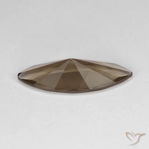 Quartzo Fumê Marrom Quente Natural 2.74ct, Marquesa, VVS