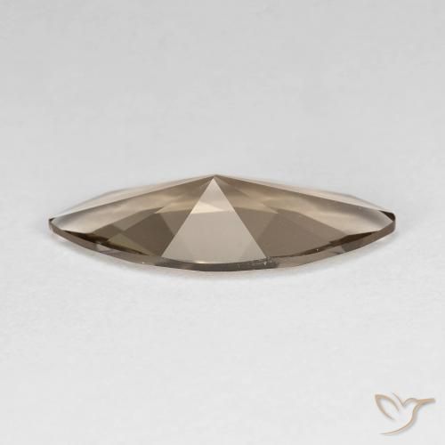 Quartzo Fumê madeira marrom Natural 2.67ct, Marquesa, VVS