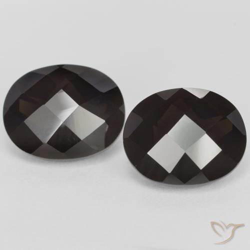 Pedras preciosas de Quartzo Fumê Chocolate marrom natural de 5.47 ct, oval, VVS