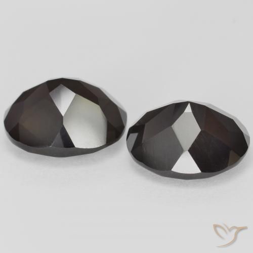 Pedras preciosas de Quartzo Fumê Chocolate marrom natural de 5.47 ct, oval, VVS
