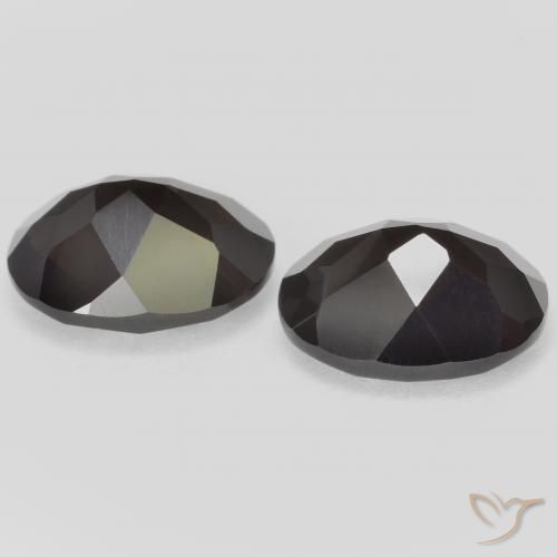 Pedras preciosas de Quartzo Fumê Marrom escuro natural de 4.84 ct, oval, VVS