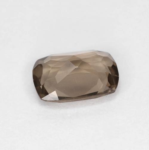 Quartzo Fumê Hickory Brown Natural 1.12ct, Almofada cortada, VVS