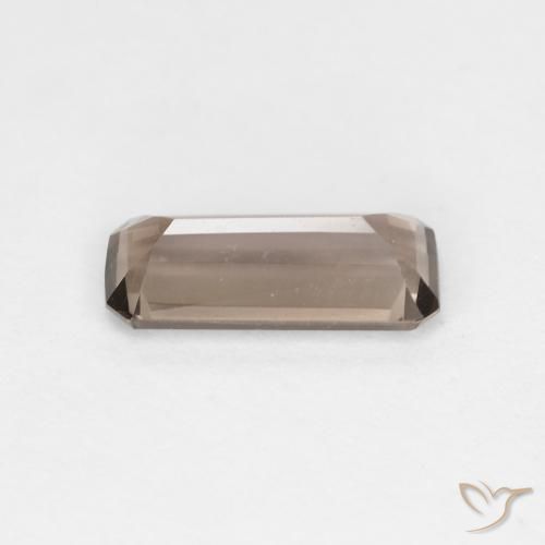 Quartzo Fumê Hickory Brown Natural 0.92ct, Corte Octógono / Esmeralda, VVS