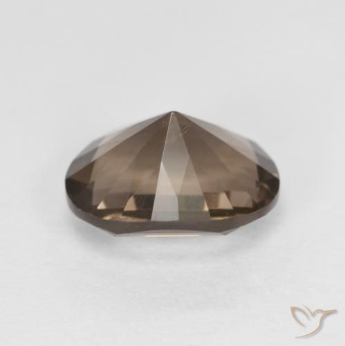 Quartzo Fumê Moca claro Natural 2.47ct, oval, VS