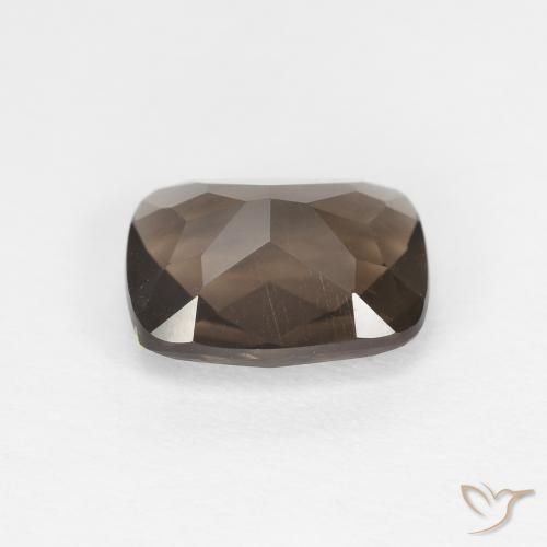 Quartzo Fumê Marrom Natural 1.93ct, Almofada, VVS-VS