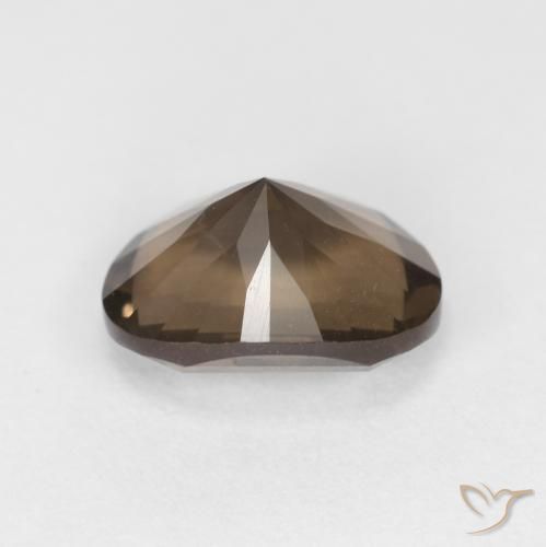 Quartzo Fumê Castanho médio Natural 2.54ct, oval, VS