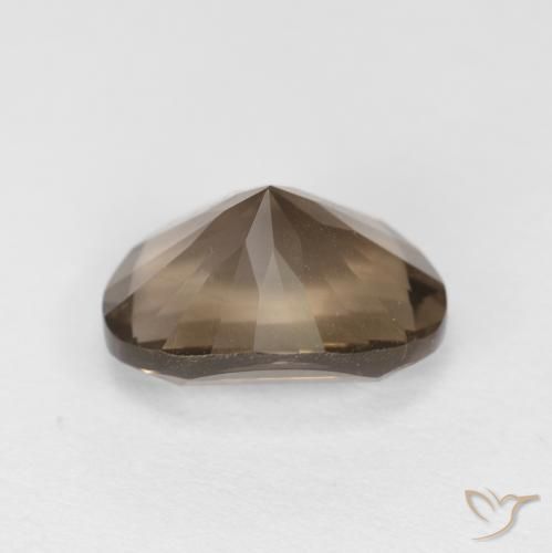 Quartzo Fumê Medium Light-Brown Natural 2.61ct, oval, VS