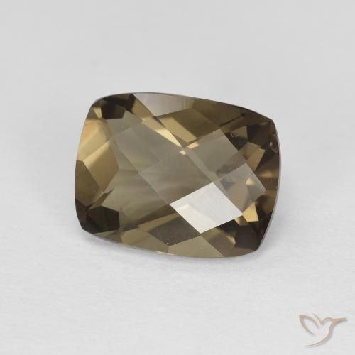 Quartzo Fumê Castanho médio Natural 1.90ct, Almofada, VVS