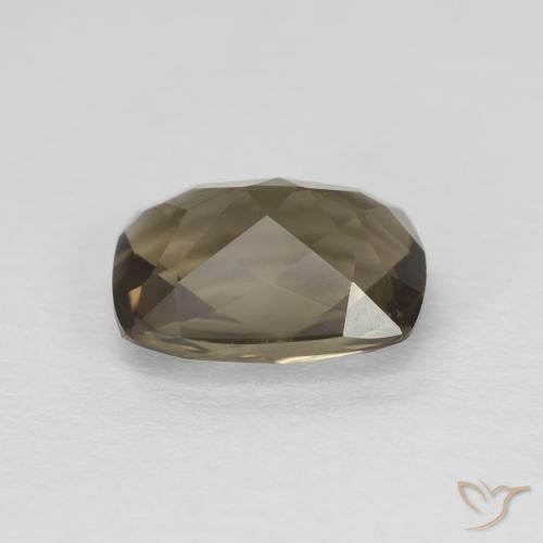 Quartzo Fumê Castanho médio Natural 1.90ct, Almofada, VVS