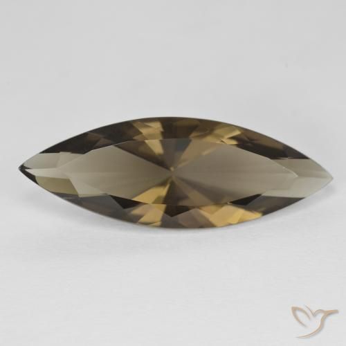 6.22ct Natural madeira marrom Quartzo Fumê, Marquesa, VVS